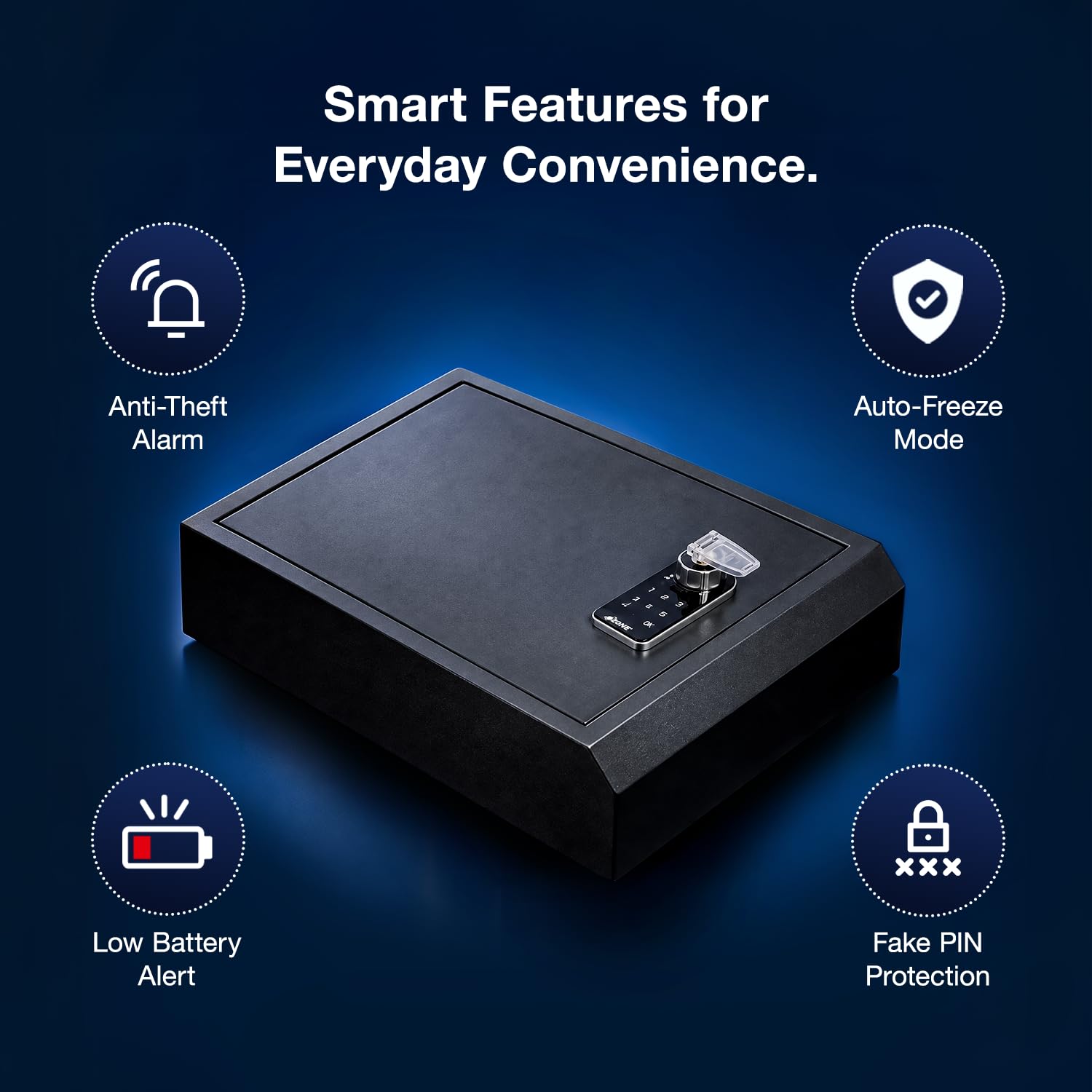 Digital Safe Locker - Secure Home & Office Storage -4
