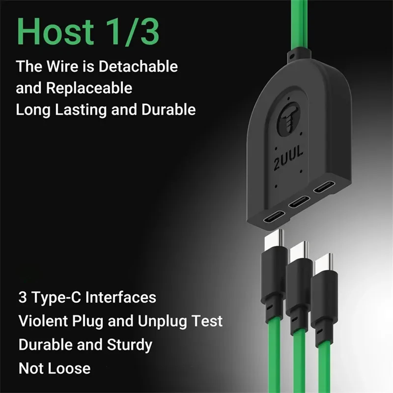 PW02 - Cable de arranque de datos para teléfono móvil, con 3 interfaces tipo C, detección eficiente para iPhone 7-16 Pro Max, herramientas de prueba de reparación de Android