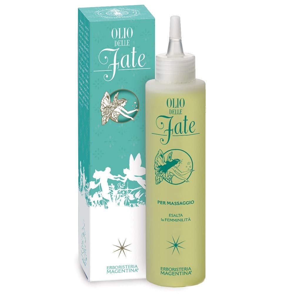 Erboristeria Magentina - Olio delle Fate Da Massaggio 150 ml + Olio Essenziale Delle Fate (Armonia) 10 ml - Quarto Chackra - Esalta la Femminilita, profumo dolce e sensuale