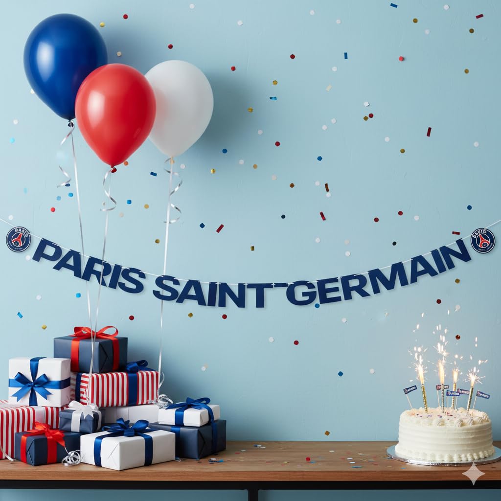 Paris Saint Germain Official Collection Garland - Size 2.7 m