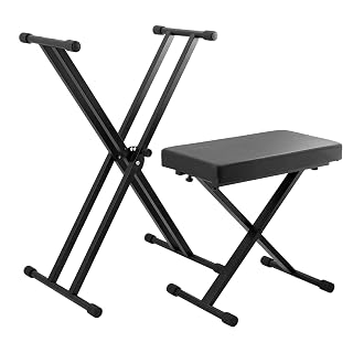 Tiger KAP-PK2 Pack Support Clavier et Tabouret - Les Beatles, Paul McCartney, John Lennon, RIngo Starr, George Harrison