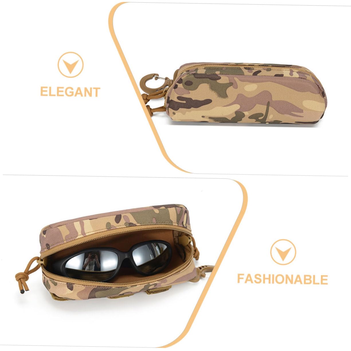 GALPADA Funda protectora para gafas estuche de gafas estuche Protector e para de sol protector de e de anteojos envases de anteojos nailon