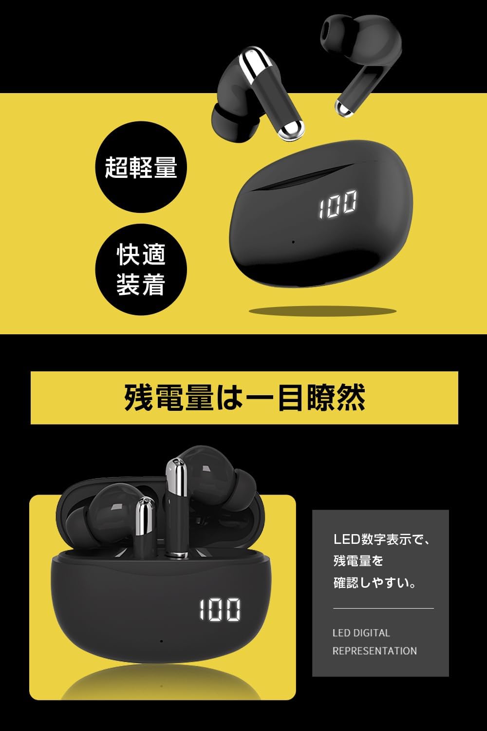 Amazon.co.jp: 【Bluetooth5.4 ワイヤレスイヤホン】 SLuB