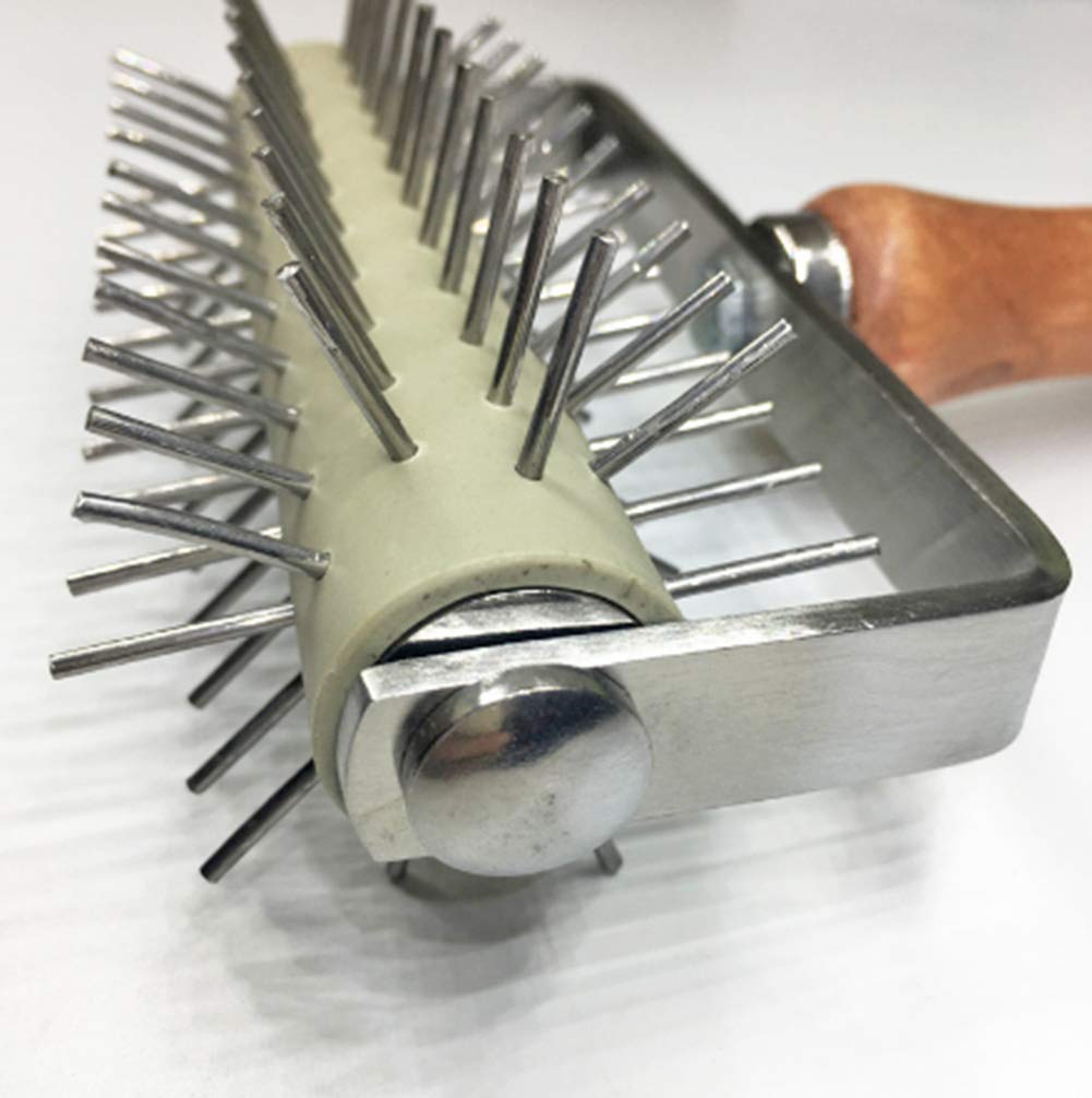 Rullo per impasto per pizza, 12-24 cm, in acciaio inox, per uso domestico, con base in ghisa, per impasti e pasticceria, facile da fare in casa