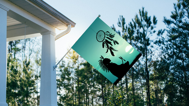 ShineSnow Traumfänger Gartenflagge – 30,5 X 45,7 Cm, Doppelseitig, Aus Polyester, Für Terrasse & Garten