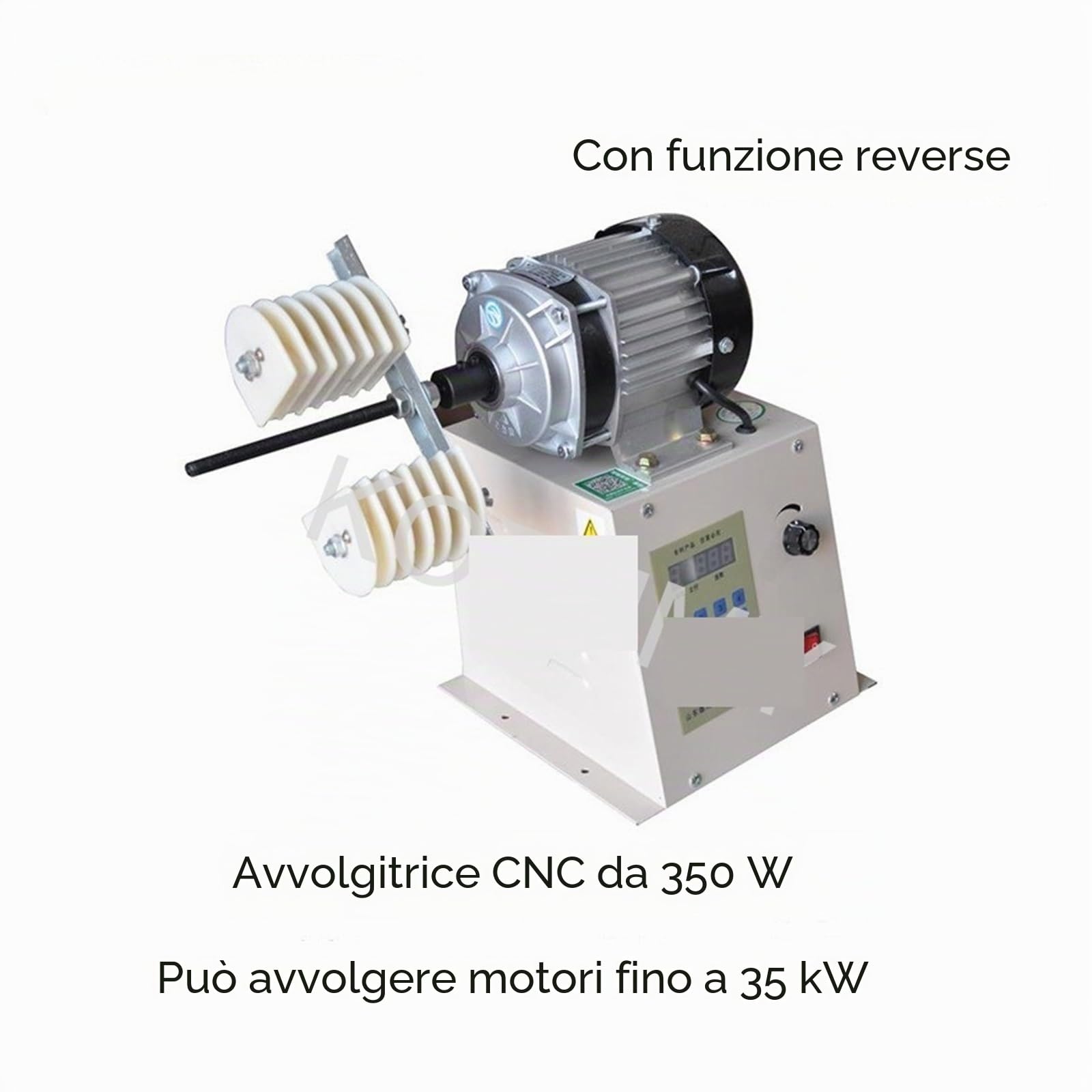 Bobinatrice Avvolgitrice elettrica automatica, attrezzatura for l'avvolgimento del filo smaltato, trasformatore ad alta coppia con controllo digitale per spirali, bobine motore, bobine pickup per chit