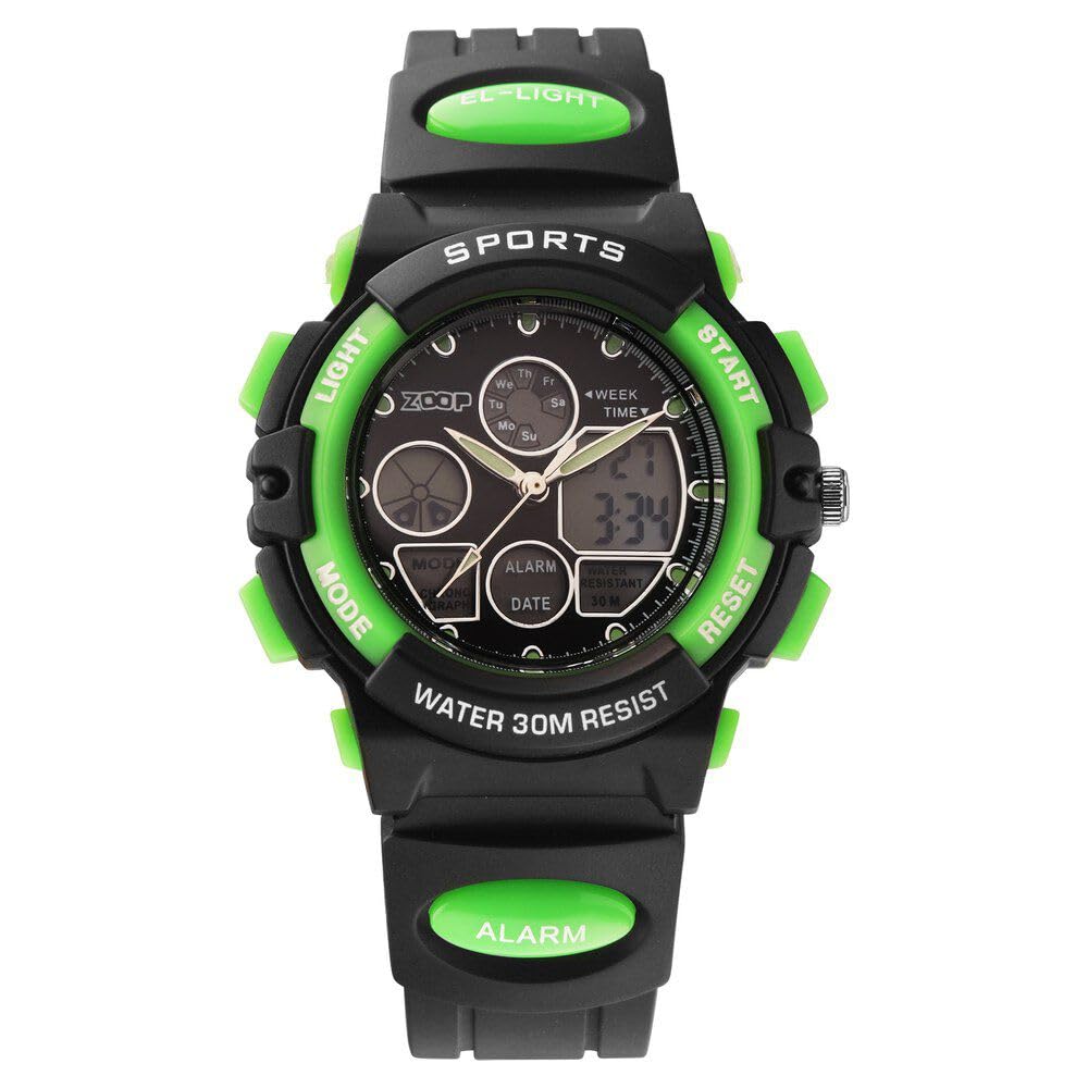 Zoop by Titan AnaDigi Quartz Analog Digital Black Dial Plastic Strap Watch for Kids-16033PP03W (B0CW9YH57G) Amazon Price History, Amazon Price Tracker