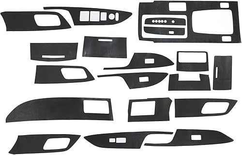 Miniatura 6 de FZJDSD Accesorios interiores de fibra de carbono 5D Kit completo cubierta compatible con Honda Accord 2013 2014 2015 2016 2017