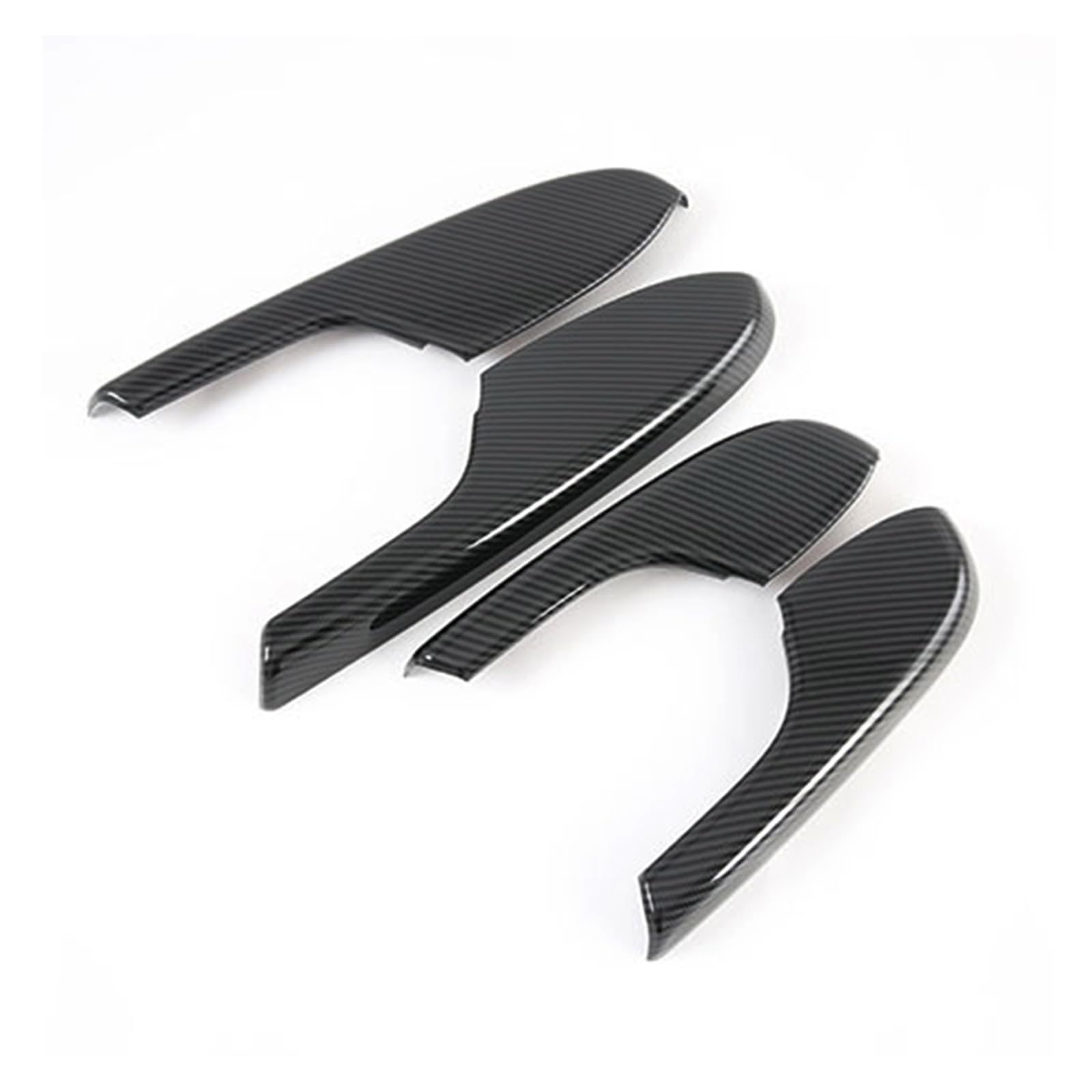 Lsdsaaza One Color Interior Inner Handle For Civic 2016-2020 Car Interior Door Armrest Panel Trim Cover Bowl Decoration Frame Stickers