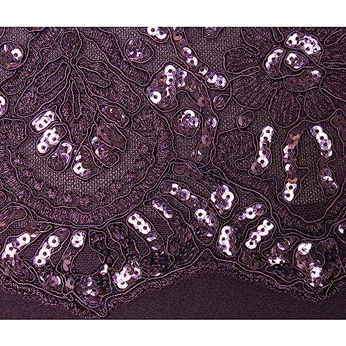 Image of Alex Evenings Women's Short Embroidered Cocktail Dress, Wedding Guest (Petite and Regular Sizes)
