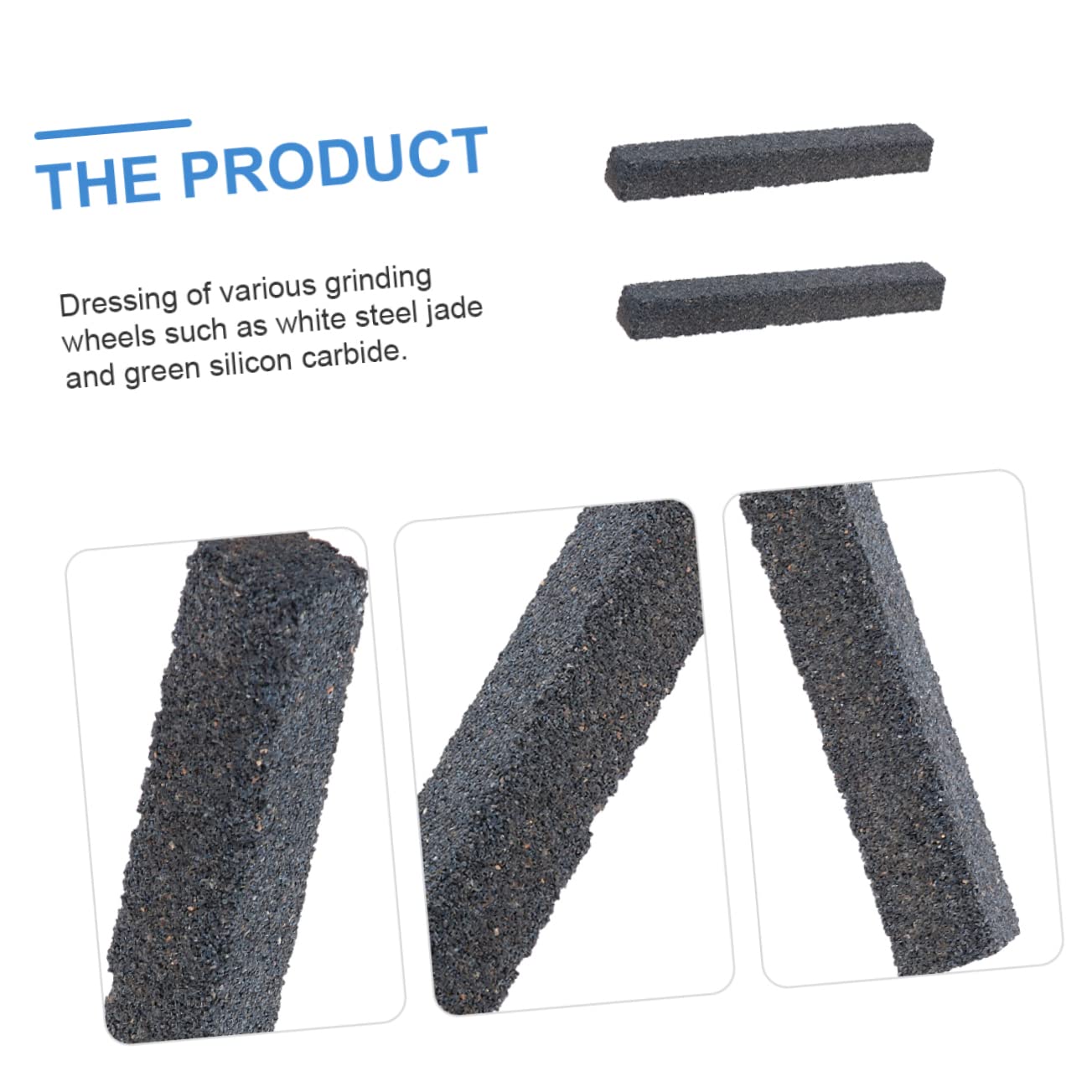 Ciieeo 2Pcs Grinding Wheel Dressing Stick Carbide Abrasive Tool for Truing and Dressing Bonded and Corundum Grinding Wheels Flat and Running