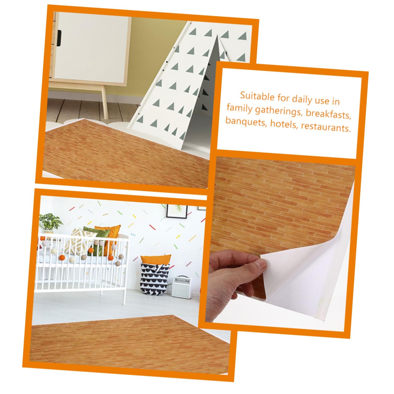 Mini Casa Suelo Papel Adhesivo para Decoración De Muñecas Suelo Papel Cerezo para Casa De Muñecas