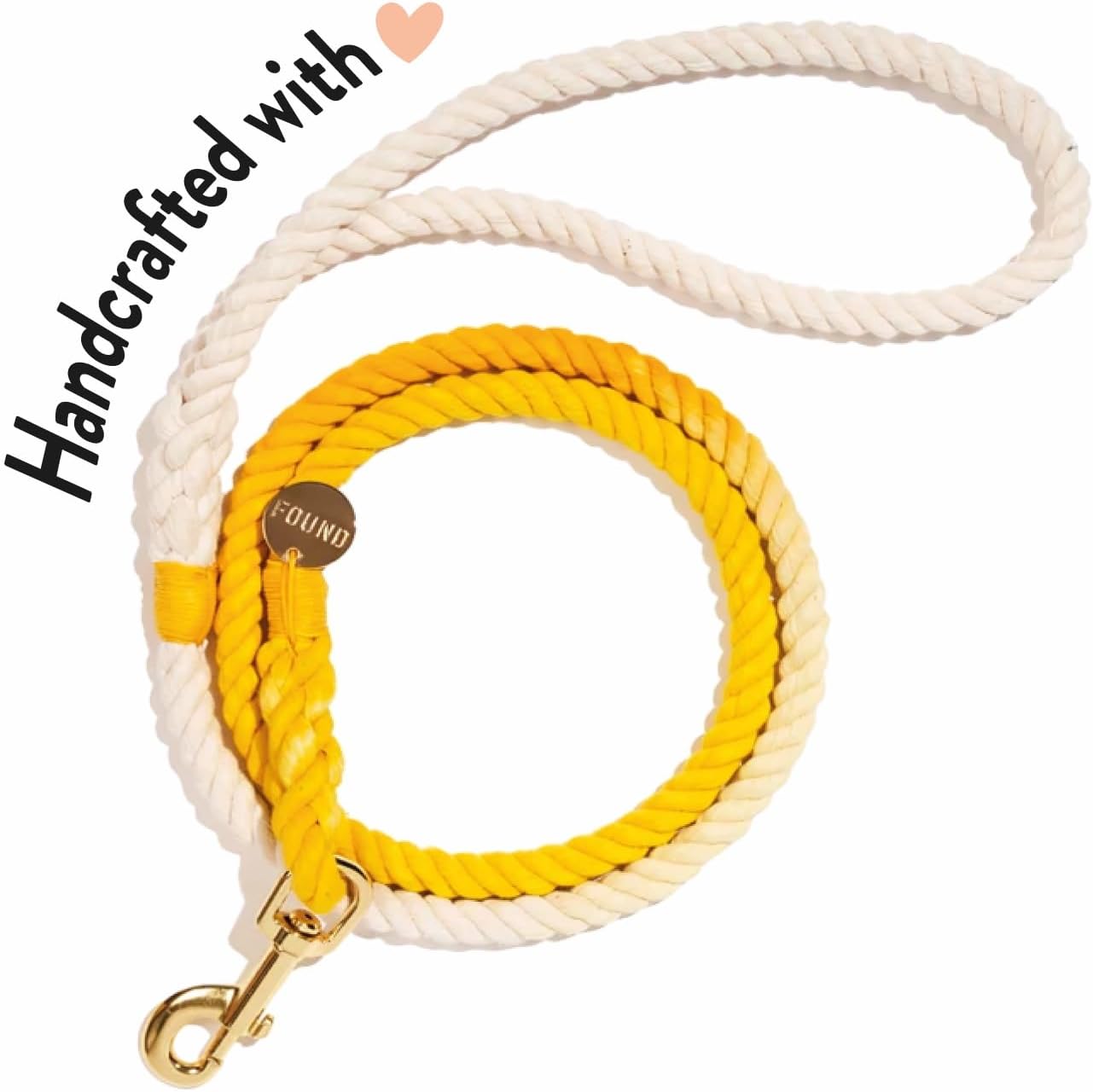 Found My Animal - The Original Cotton Rope Dog Leash (Robins Egg Blue, Medium) - Solid Italian Bronze Bolt Snaps - Heavy Duty Dog Training Leash - Standard 5FT Puppy Leash - Handcrafted in USA
