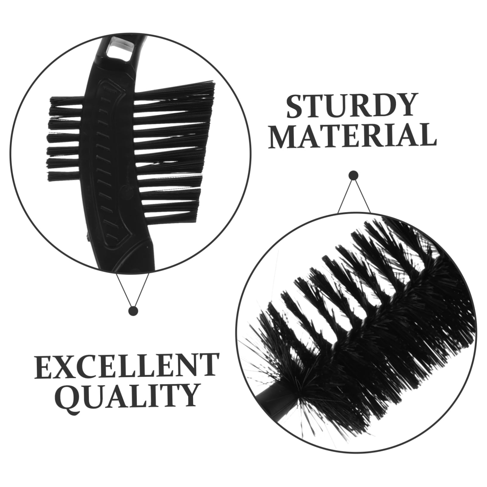 MUSISALY 3pcs Compact Motorcycle Chain Brush Portable Two-Sided Bristles for Cleaning Sturdy Plastic Material for All Chain Gears Reusable