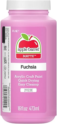 Apple Barrel 21122 - Pintura acrĂlica en varios colores (16 onzas lĂquidas), color fucsia (paquete de 1) Apple Barrel 21122 - Pintura acrĂlica en varios colores (16 onzas lĂquidas), color fucsia (paquete de 1)