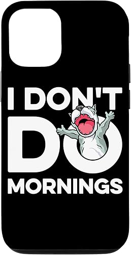iPhone 15 Funny American Bully Pet Raza - Bulldog I Dont Do Mornings Case