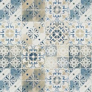 Blauw Patroon Tegelstickers Mozaïek Behang 45X300cm Zelfklevende Meubilair Folie Mozaïek Meubilair Stickers Waterdicht…