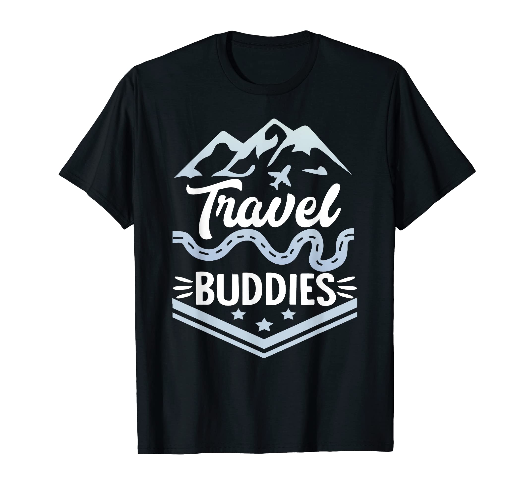Travel Matching Vacation Apparel World Map Ltd.Traveller Flight Vacation Travel Buddies T-Shirt