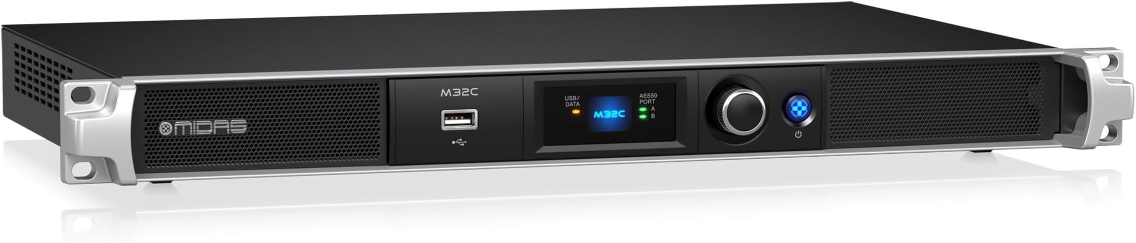 Midas M32C Digital Rack Mixer for Installed and Live Sound Applications with 40 Input Channels and 25 Mix Buses, Compatible with PC and Mac