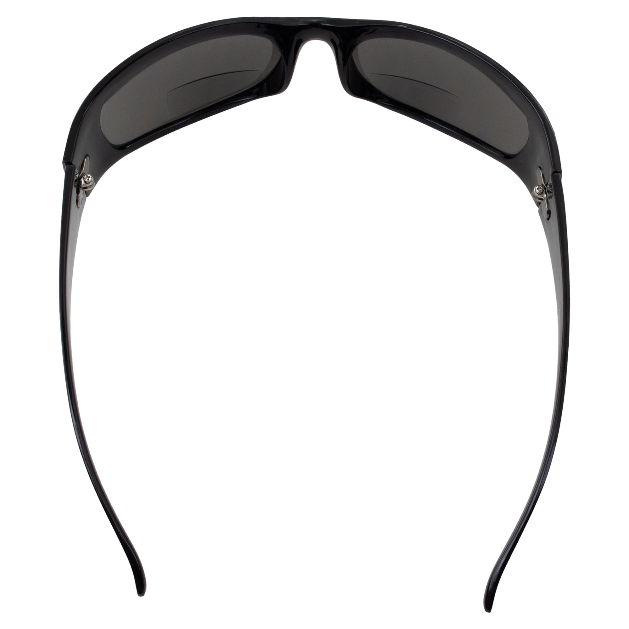 Global Vision Marilyn 2 Sonnenbrille mit Strasssteinen verziert, glänzender schwarzer Rahmen, 3,0 x Vergrößerung, rauchfarbene Gläser