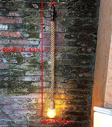 Luces de pared retro estilo bronce y nórdico para habitación con cadena ajustable 4