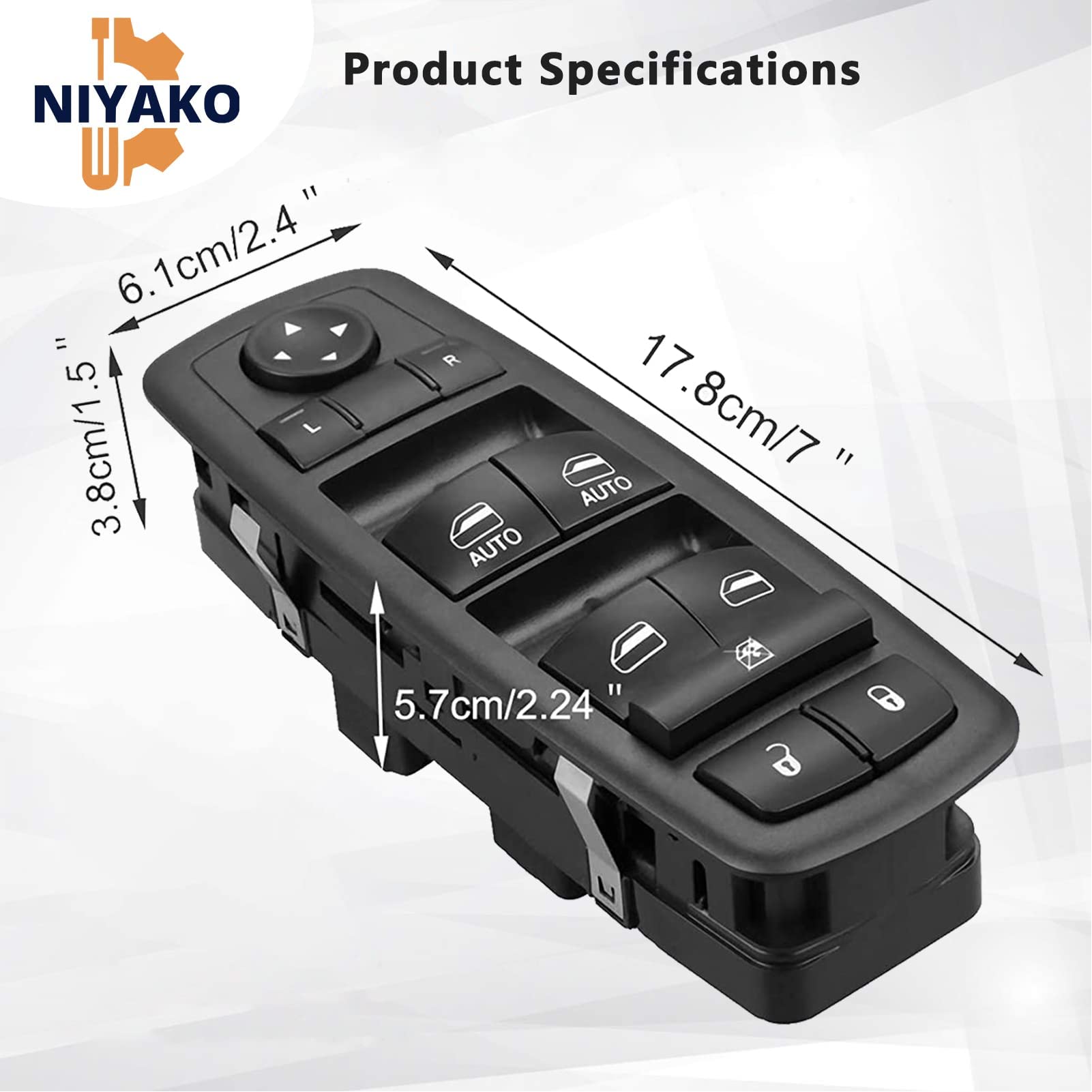 Amazon.com: Niyako Front Left Driver Side Master Power Window 