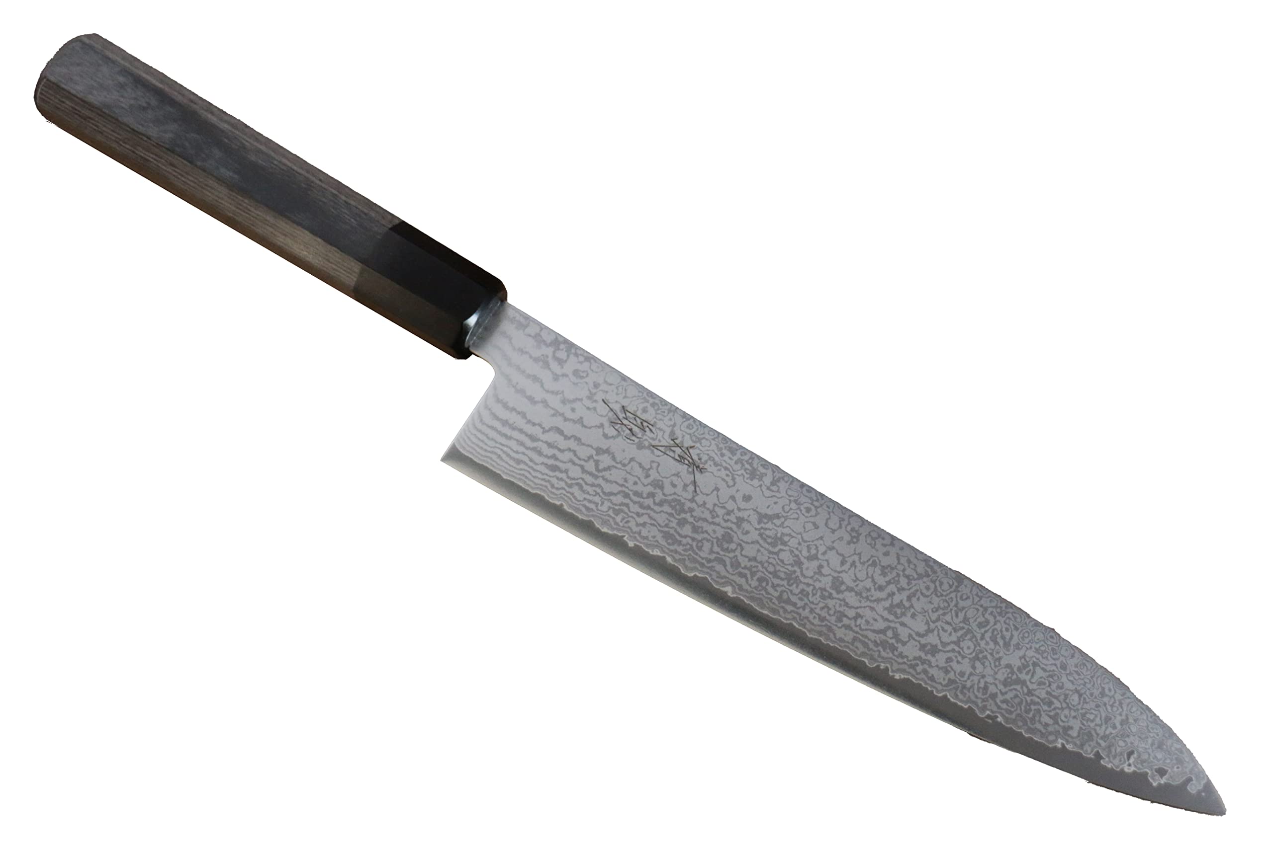 Amazon|清助 V金10号 ダマスカス 牛刀包丁 210mm グレー合板柄|牛刀 Amazon|清助 V金10号 ダマスカス 牛刀包丁 210mm グレー合板柄|牛刀