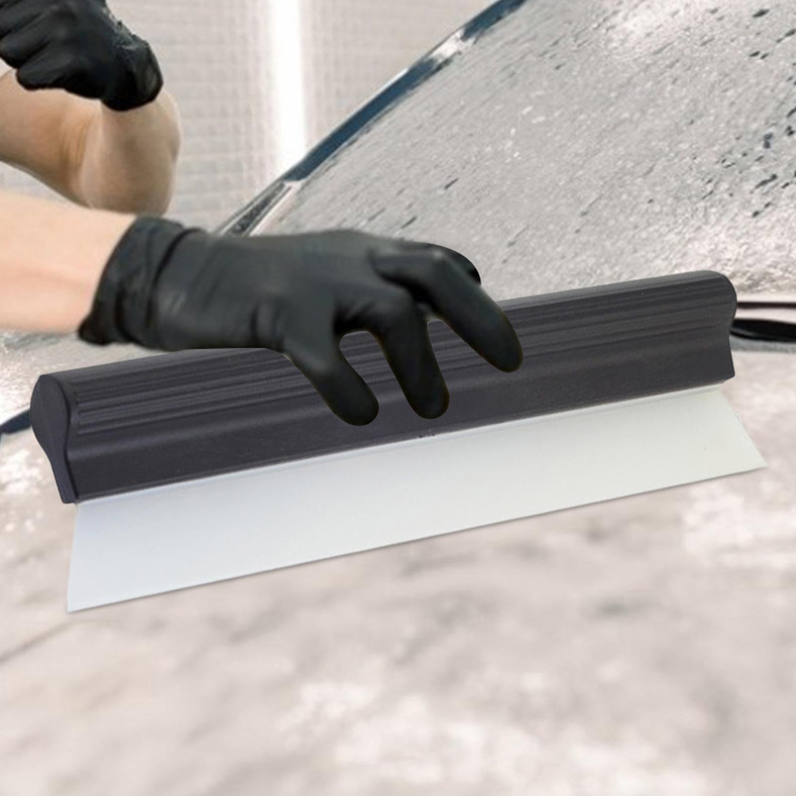 Rasqueta de coche para limpieza de ventanas, raspador de parabrisas | Rasqueta flexible en T - Rasqueta portátil de secado rápido, limpiaparabrisas de automóvil para ventanas de coche o ventanas de m