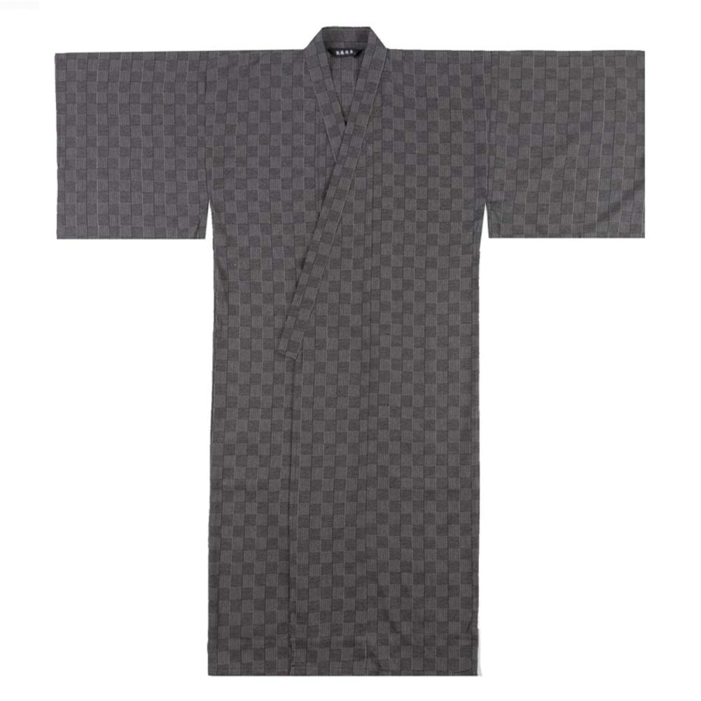 Fancy Pumpkin Kimono giapponese da uomo Yukata giapponese Home Robe Pigiama Vestaglia [Taglia L]