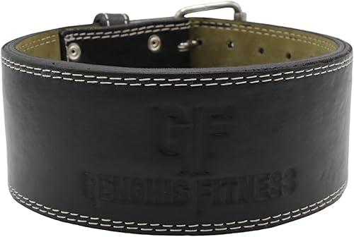 Miniatura 5 de Cinturón de doble punta de levantamiento de pesas de 0.394 pulgadas, soporte mejorado para levantamiento de pesas, peso muerto y sentadillas