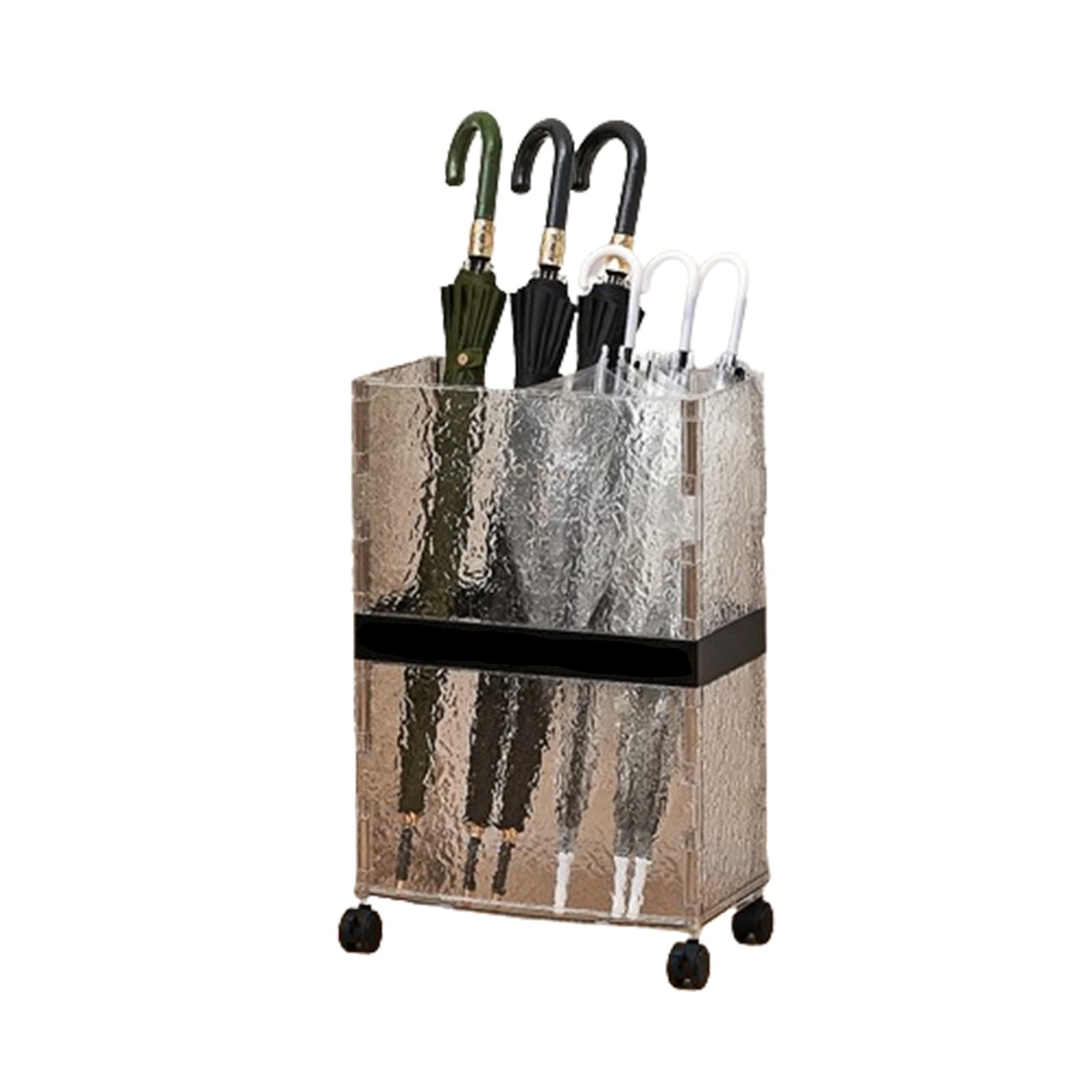 Support de parapluie transparent anti-goutte pour en finir avec les sols mouillés