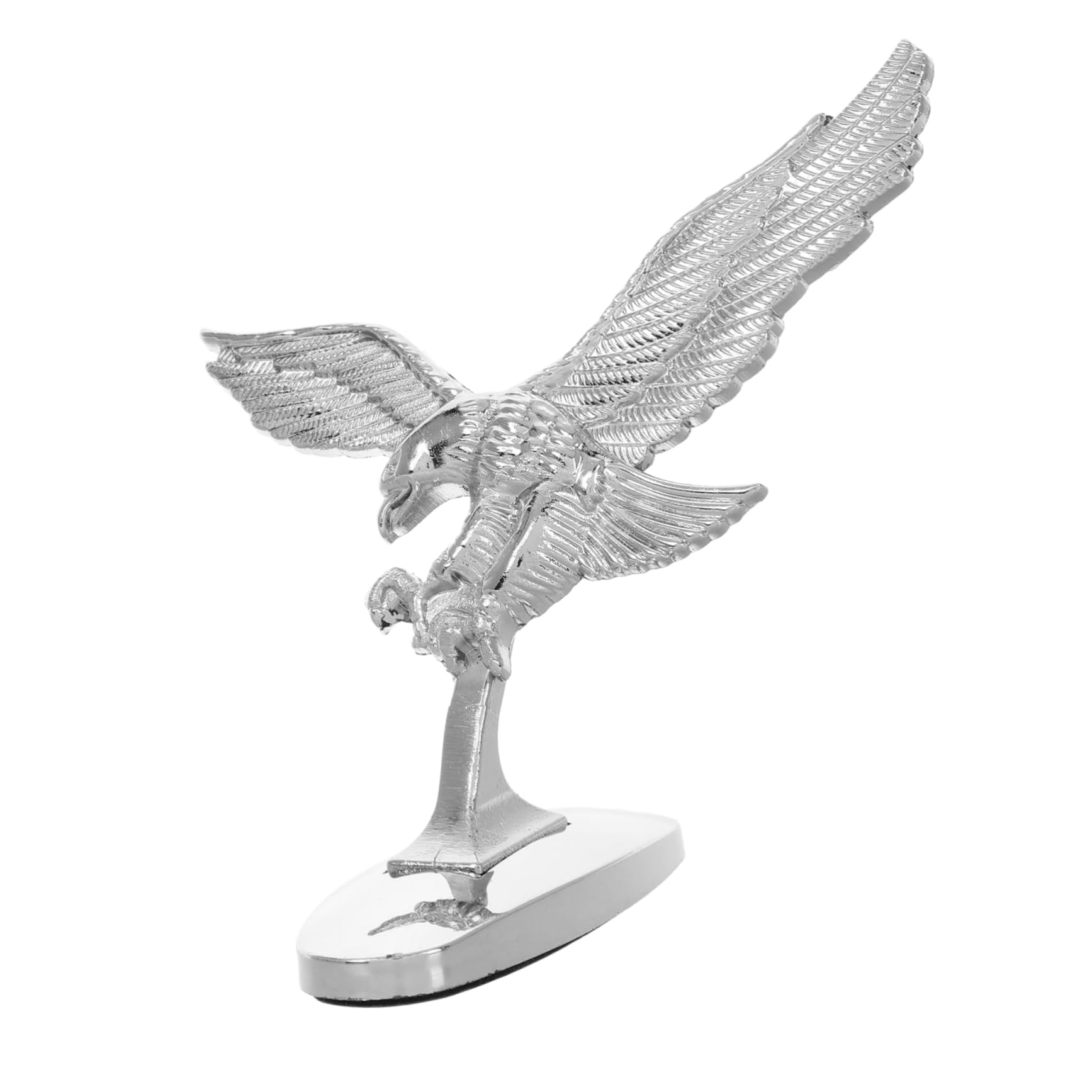 Happyyami Metal Eagle Hood Ornament for Cars and Trucks Decorative Badge Decal Sculpture for Enhanced Aesthetics and Unique Style Easy Setup Hood Decoration for Automotive
