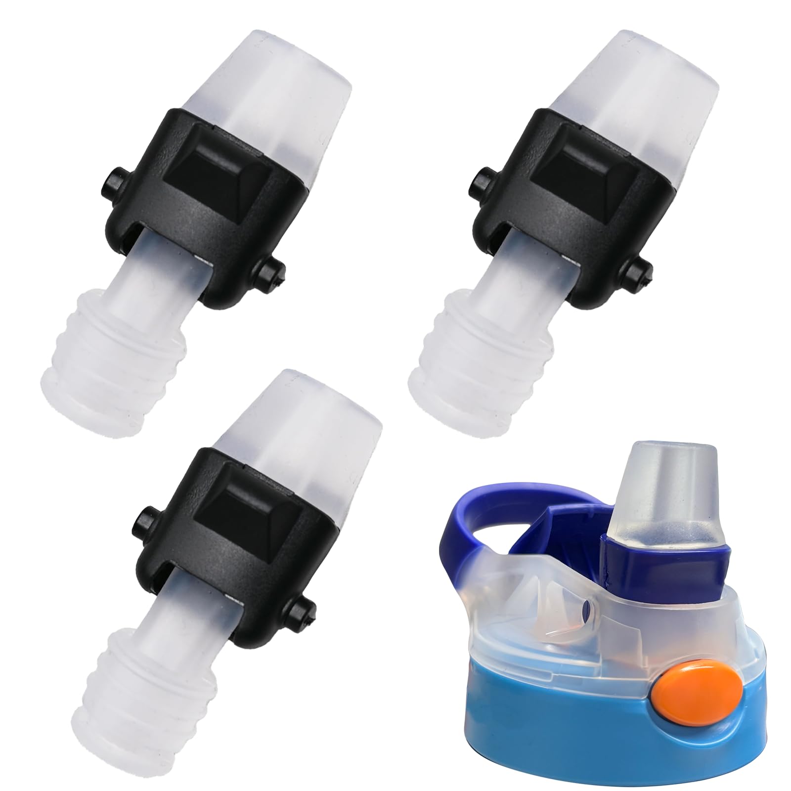 3 Pack Replacement Silicone Spout for Contigo Aubrey Water Bottles,Soft Mouthpiece Replacement Parts Compatible with Contigo Aubrey 14oz/20oz Water