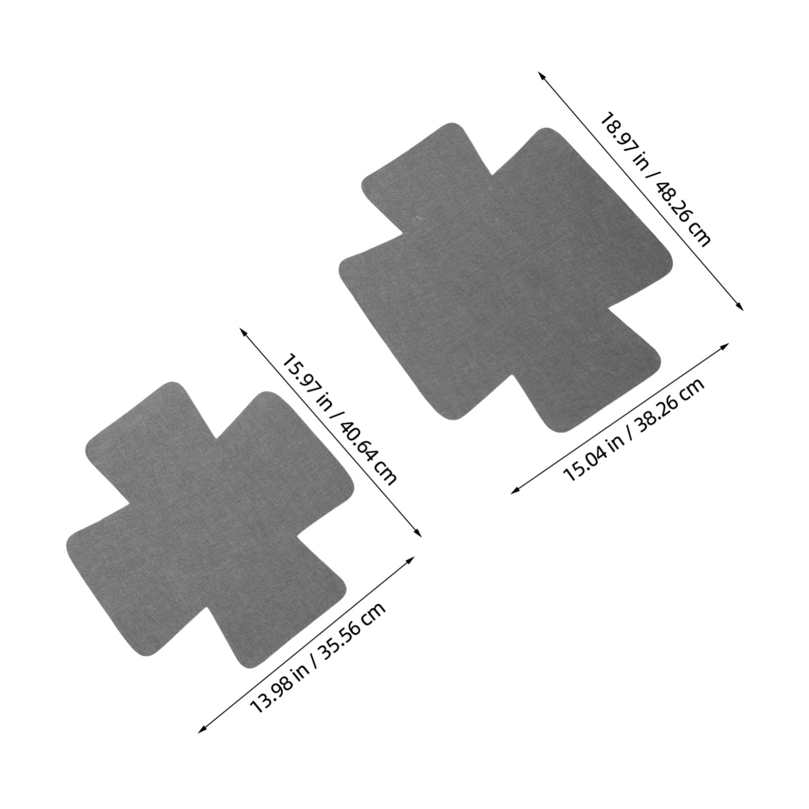 PLAFOPE 12 Piezas Protector de Ollas y Sartenes Anticalor Non-Woven Alfombrillas Aislantes Resistentes al Calor para Cocina Manteles Decorativos Forma de Rompecabezas para Platos Calientes