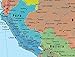 South America Wall Map GeoPolitical Edition by Swiftmaps (18x22 Laminated)