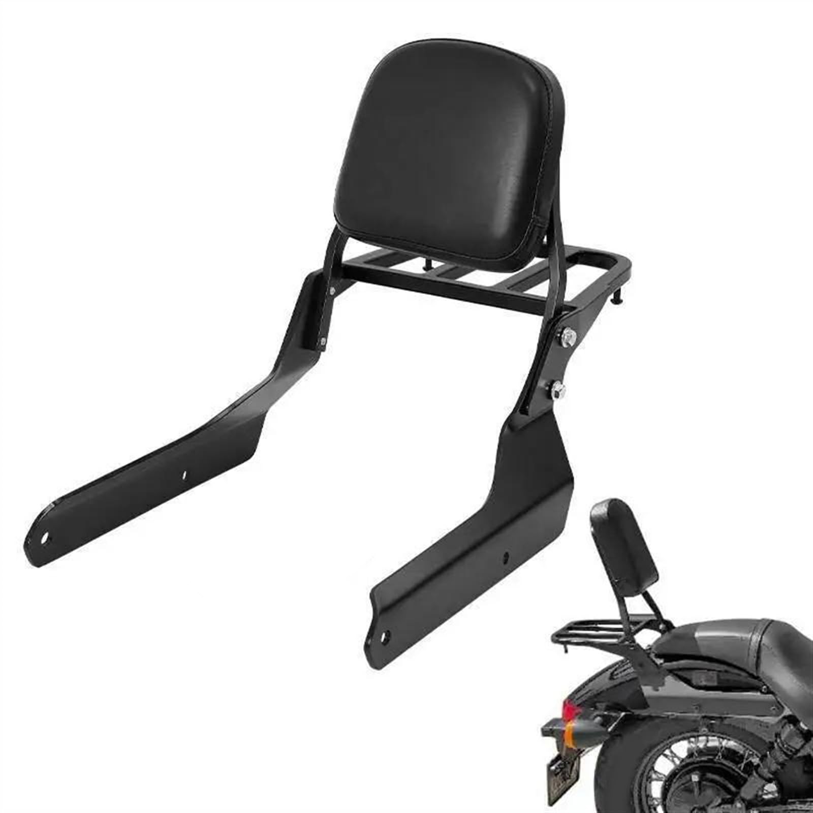Barre de dossier moto avec porte-bagages en acier robuste pour Shadow Phantom 750