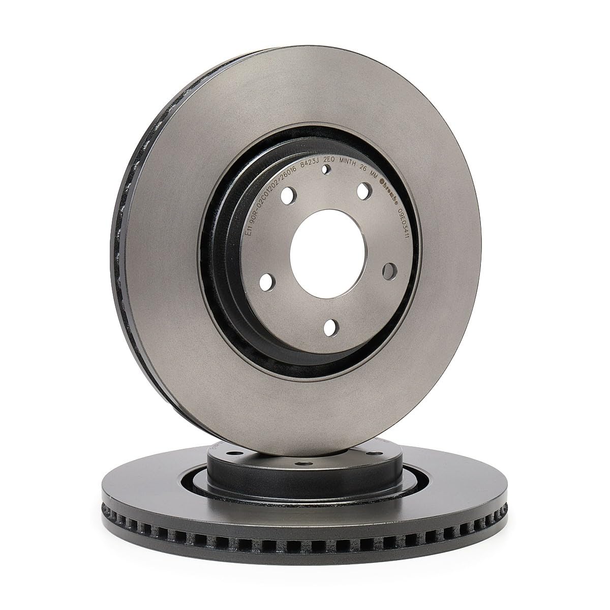 BREMBO 09.E034.11 2x Disque de frein Avant Ø320mm Hauteur: 51,5mm Épaisseur: 28mm ventilé de l'intérieur Compatible avec MAZDA CX-5 KF 6 Break GJ, GL 6 Berline GJ, GL CX-9 TC