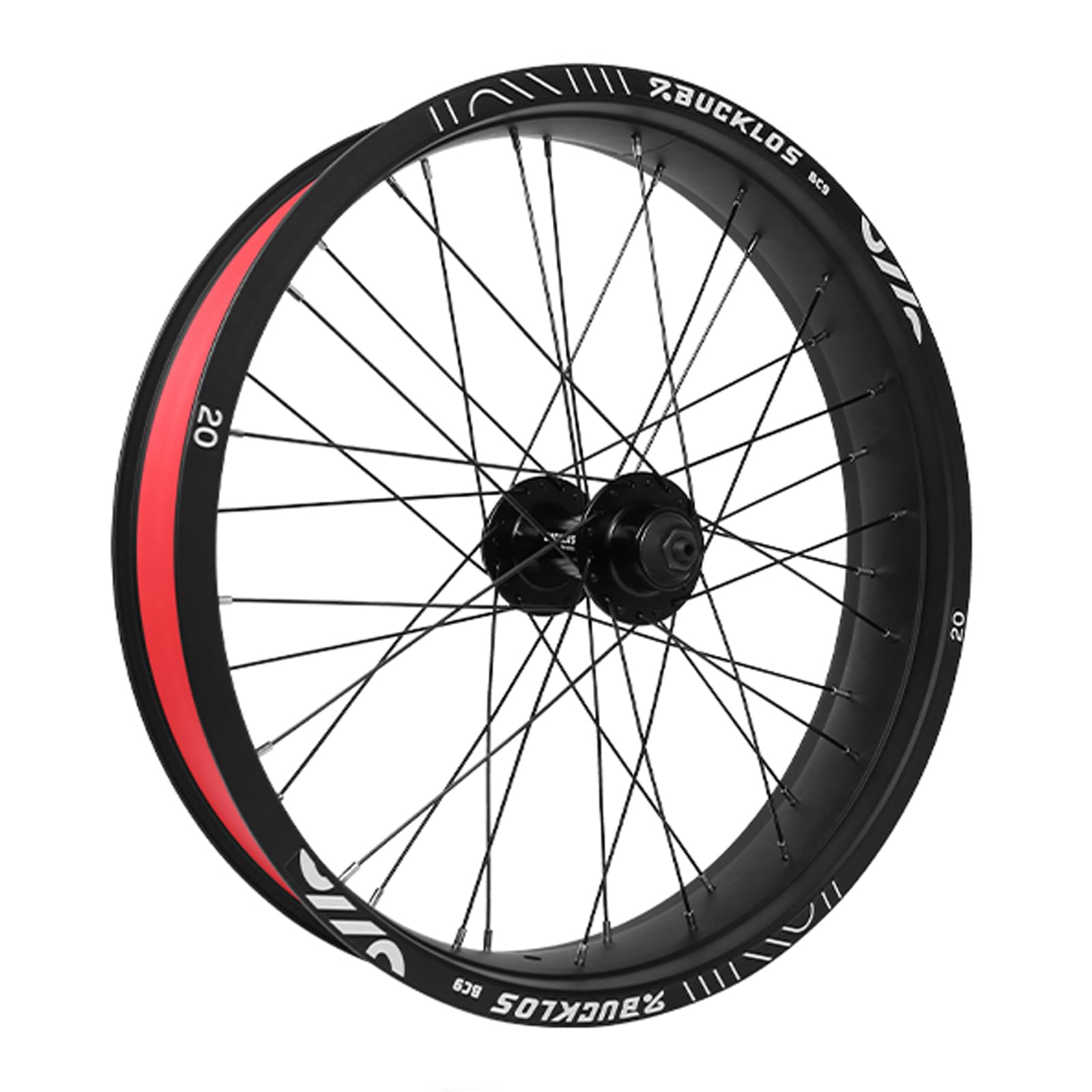 AEYINO 20x 4.0 Inch Fat Tire Bike Wheel Front Mountain Bicycle Rim 135mm Hub 9mm Quick Release Wheelset Aluminum Alloy Disc Brake 36 14G Spoke for MTB Ebike Beach Snow Cruiser