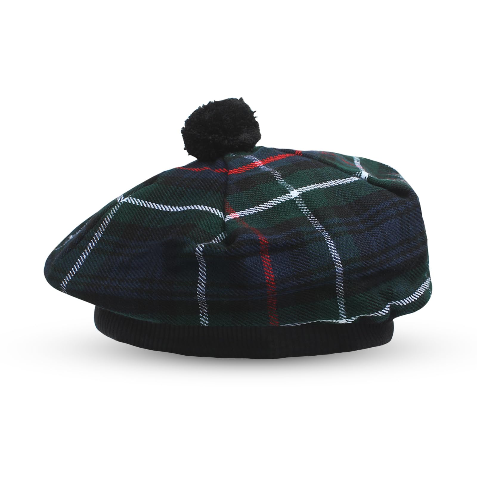 Yas Designer Unisex Mackenzie Scottish Hat Tam O' Shatner Tammy Jimmy Flat Bonnet In Many Tartans (Mackenzie), One Size