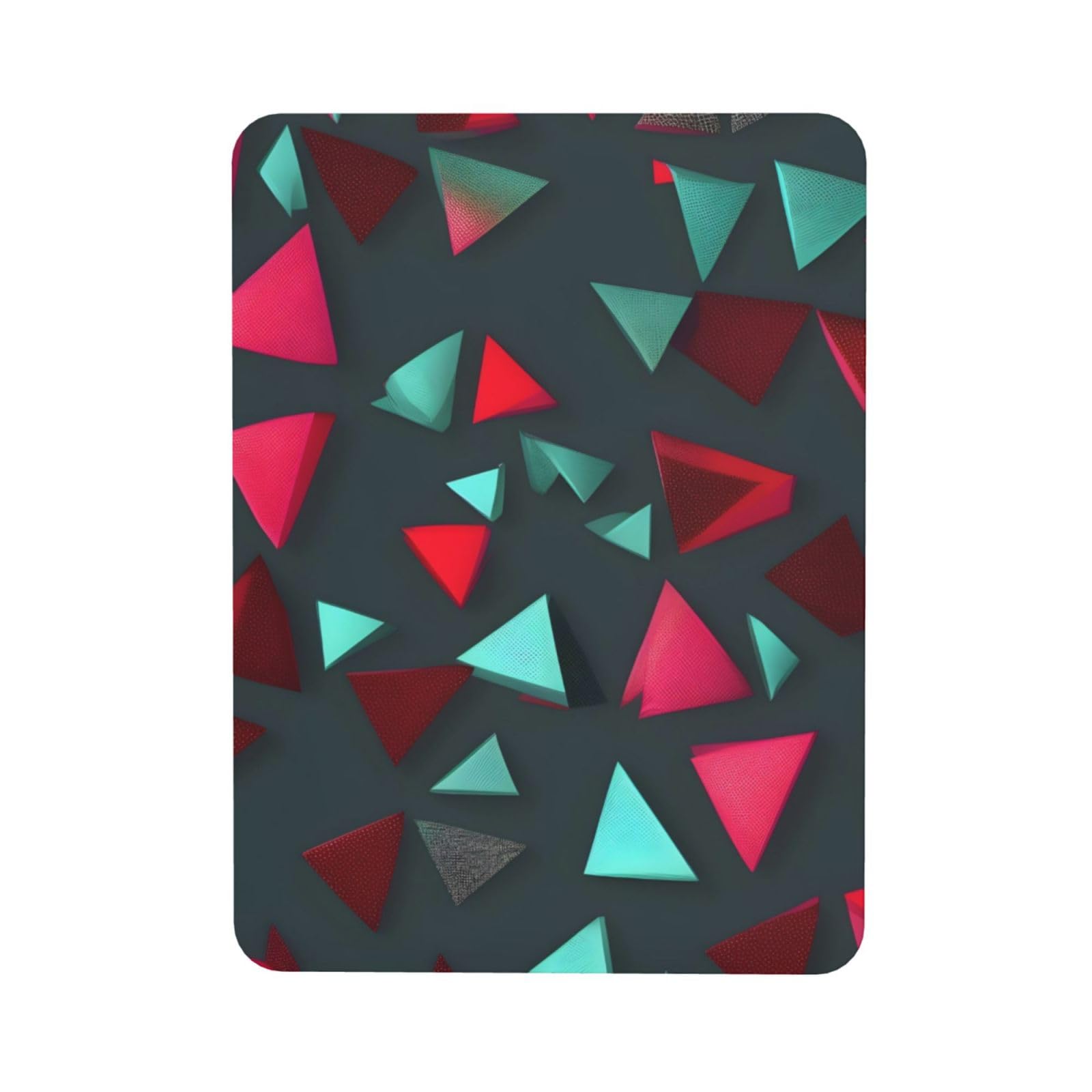 Aimants De Réfrigérateur Rectangulaires à Motif Triangulaire. Décoration De La Maison. Personnalisé, Forte Adsorption, Facile à Remplacer, Amusant Et Tendance