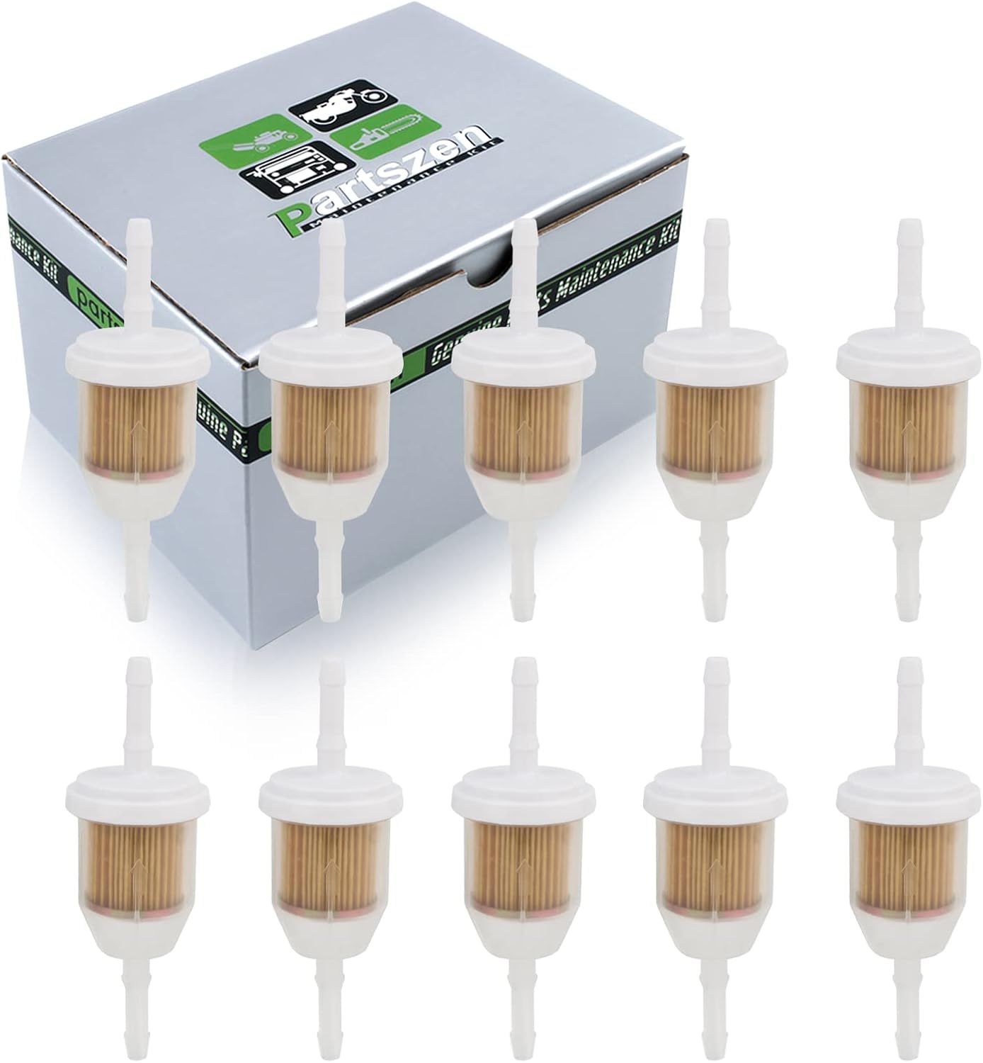 partszen Gas Inline Fuel Filters Fit for Kawasaki Kohler