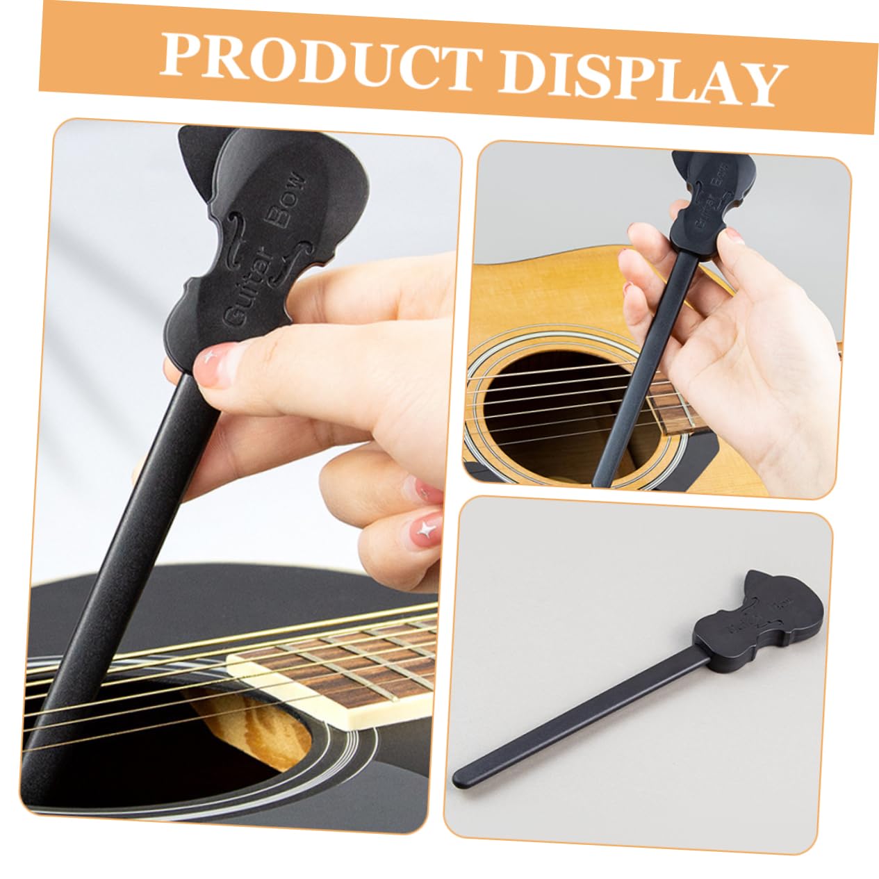 ifundom 4pezzi Guitar Bow Per Chitarra Acustica e Folk Accessorio Pratico Materiale Leggero e Resistente Per Musicisti e Strumenti Corda