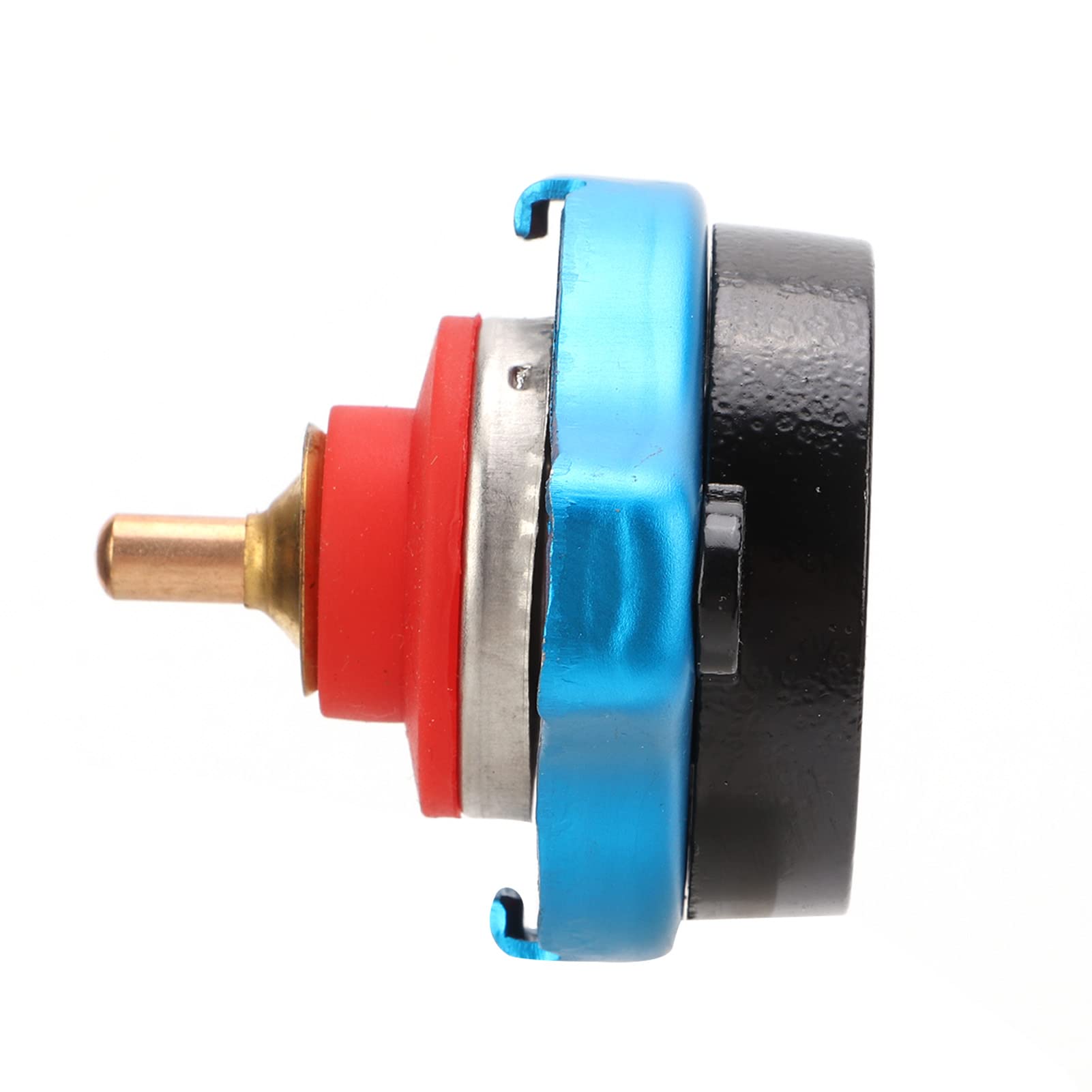 Tappo Radiatore Universale in Lega di Alluminio con Indicatore di Temperatura, Design 2 in 1 per Auto, Moto, ATV Alta Precisione, Lunga Durata (testa piccola 1.1)