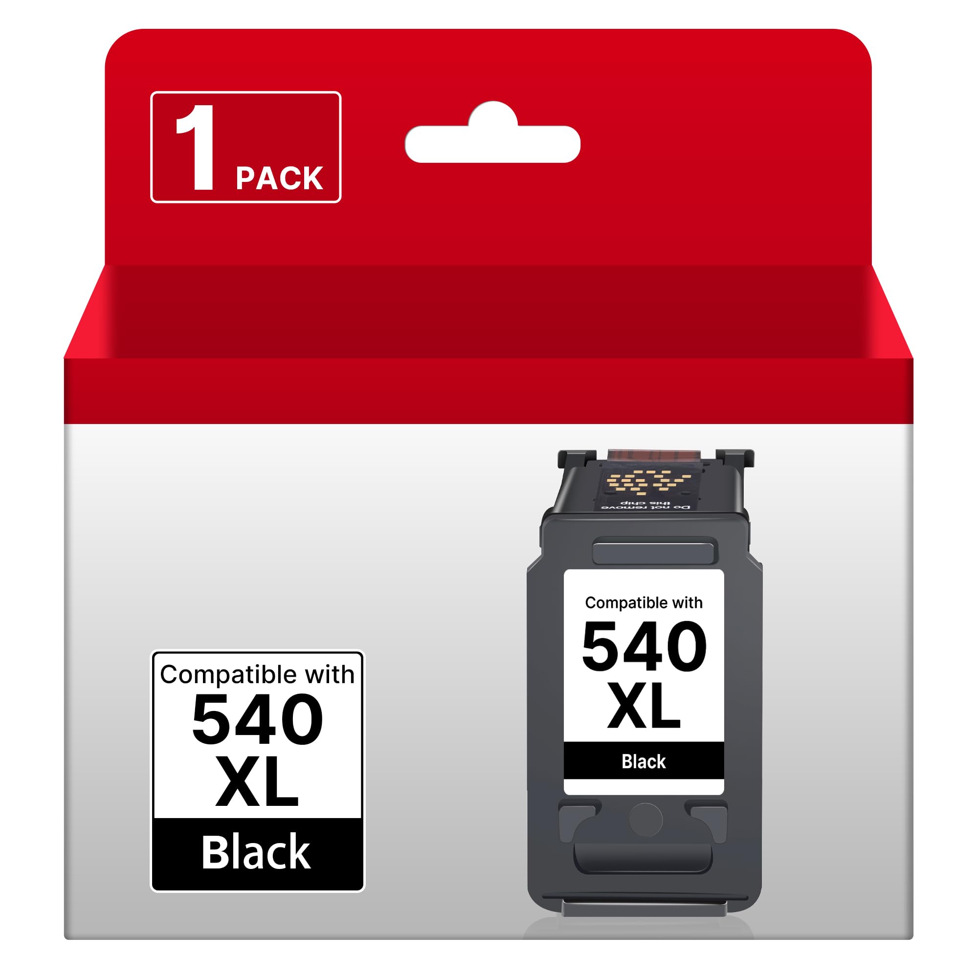 PG-540 XL 540 XL Nero Cartuccia d'inchiostro Sostituzione per Canon PG 540XL 540XL Nero per Canon Pixma MG3650s TS5150 TS5151 MG3550 MG4250 MG3600 MG3250 MG3150 MG2250 MX475 MG3650 MX395 (1 Nero)