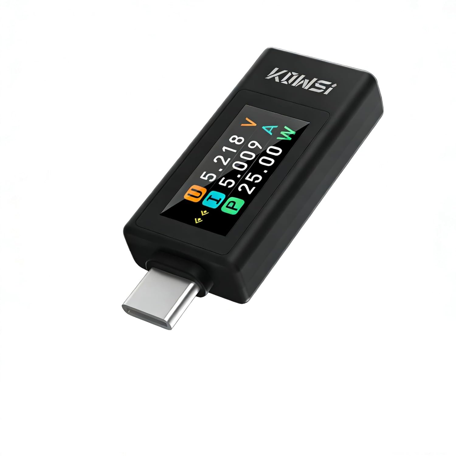 USB C Power Meter Tester, Type-C Fast Charger Detector with Color Display, 360W 30V 12A Digital Multimeter for Power Bank, Phone, Laptop, Charger, Cable Testing