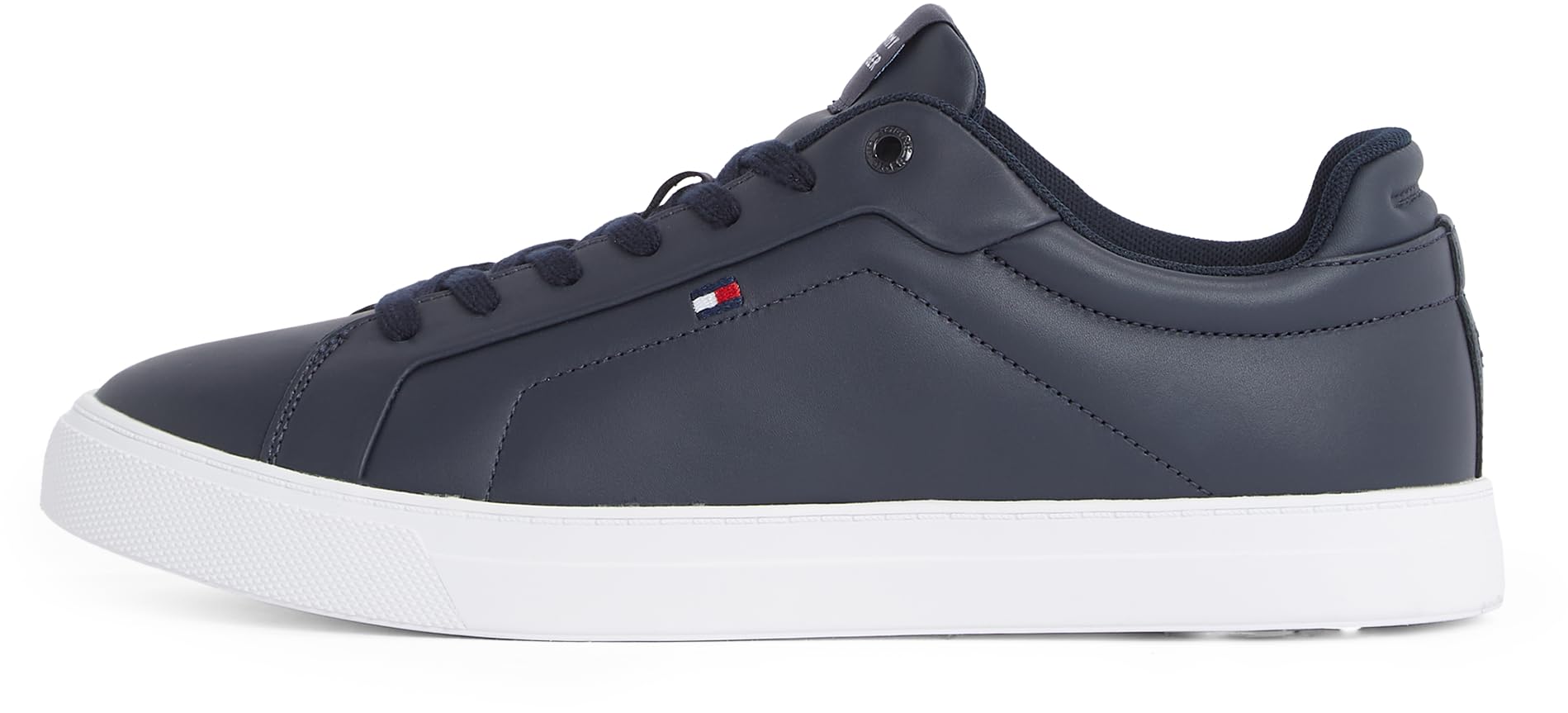 Tommy Hilfiger Herren Sneaker Low Icon Court Leather Flag Essential