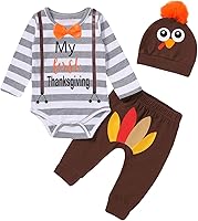 Vista 1 de Detigee Traje de Acción de Gracias para bebés y niñas