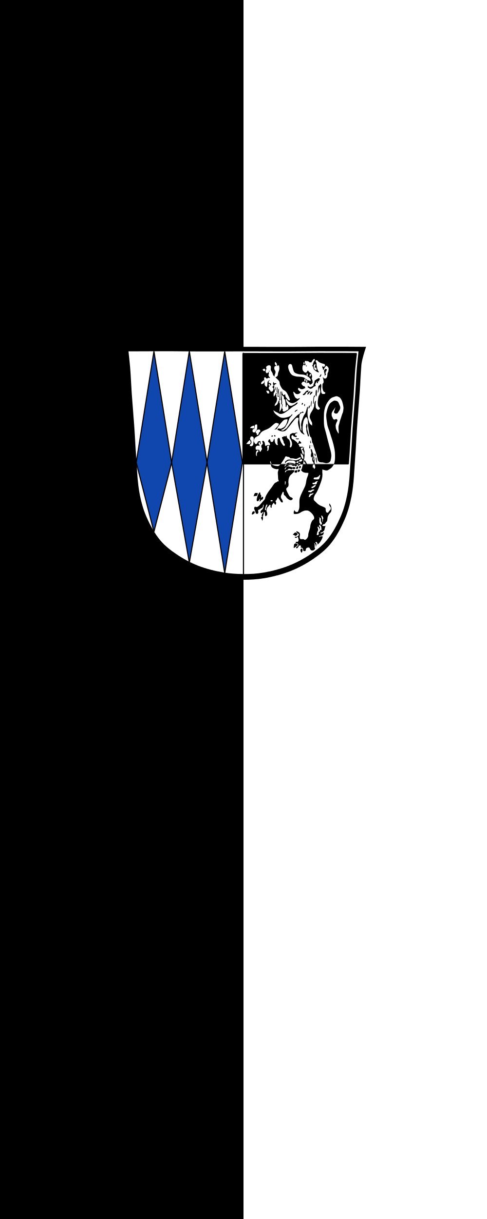 Drapeau Pfaffing portrait 300x120cm de 3.5m² pour mât extérieur