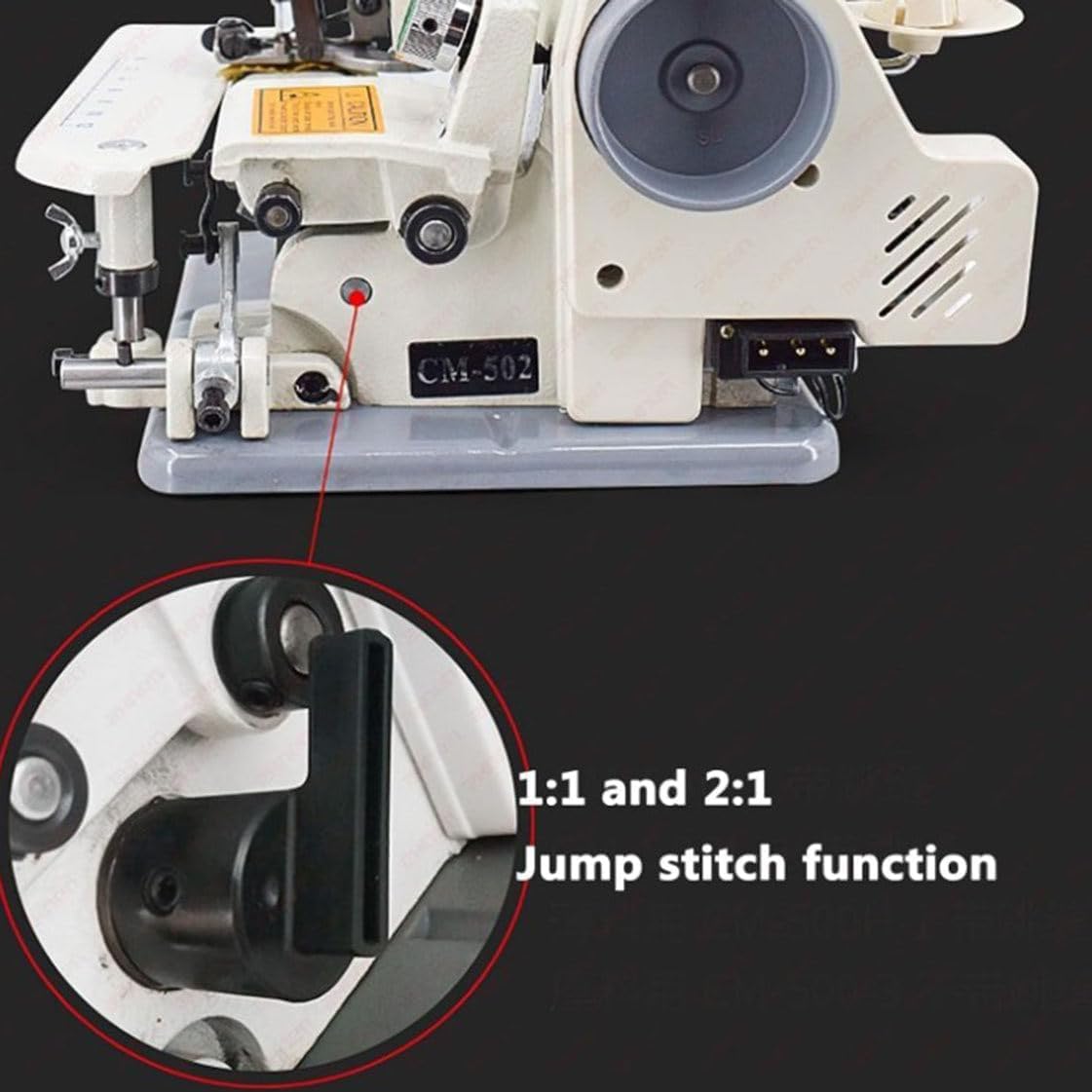 Máquina De Coser Y Bordar Portátil De 10 Agujas con Puntada Invisible para Arreglos Profesionales, Ideal para Dobladillos De Pantalones, Faldas Y Cortinas, con Pedal.
