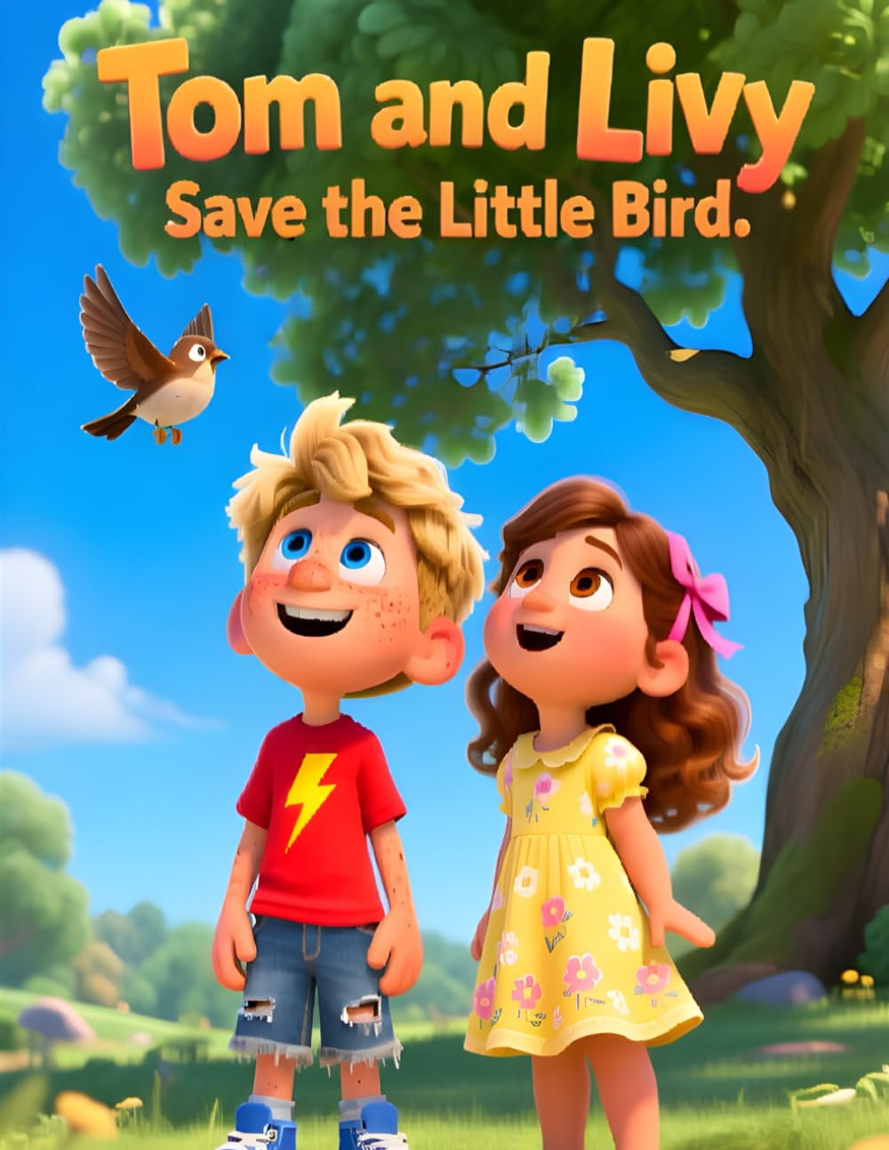 Tom and Lily Save the Little Bird: A Heartwarming Children’s Story About Kindness, Patience, and Caring for Animals